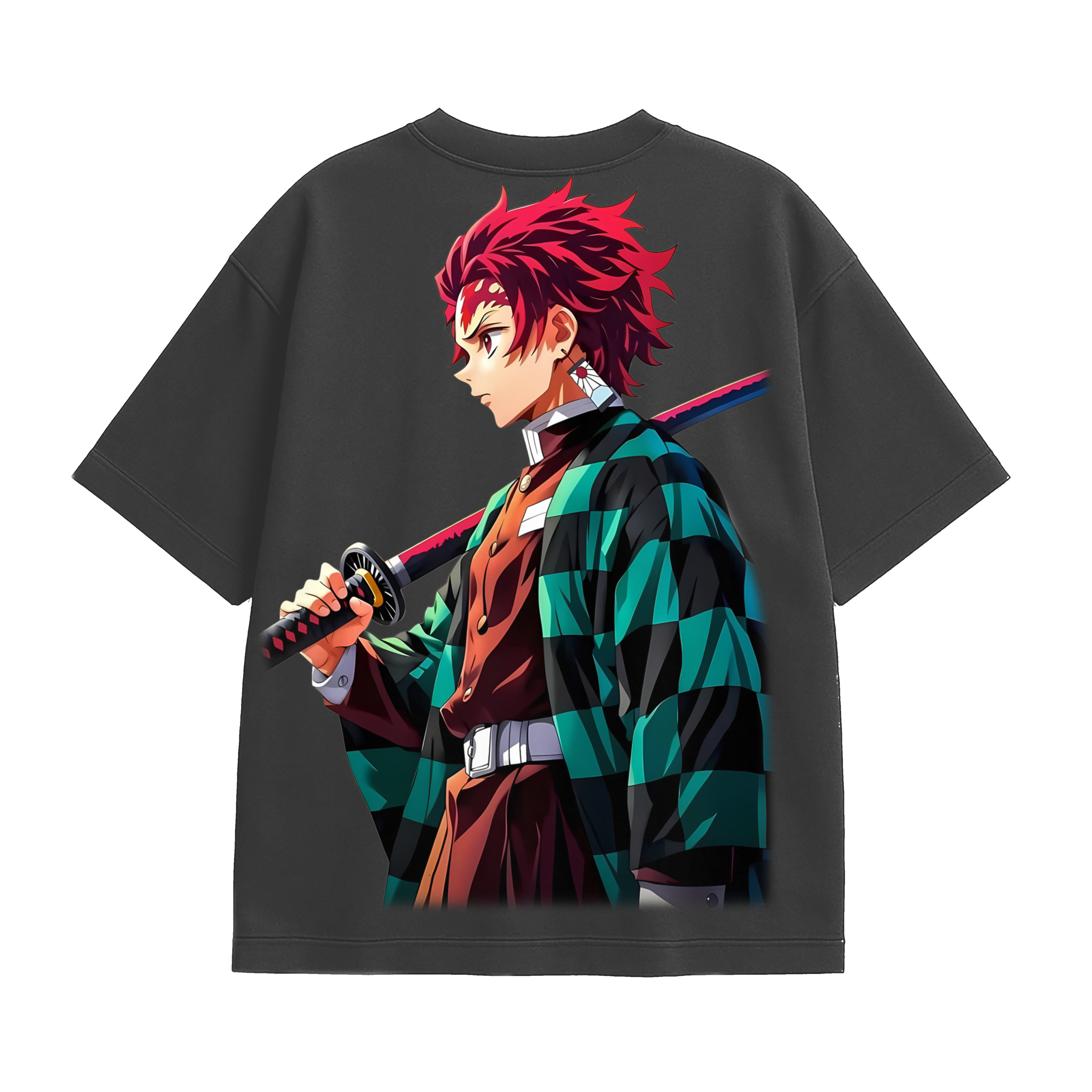 Camiseta Tanjiro – Estampado Premium