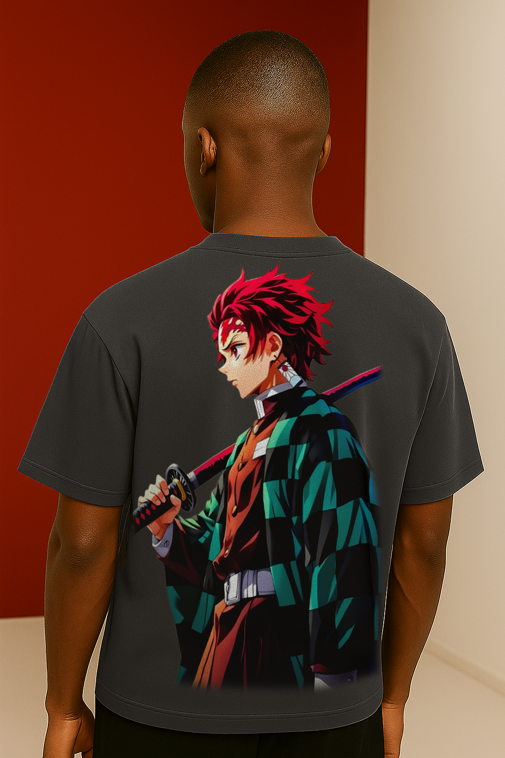 Camiseta Tanjiro – Estampado Premium